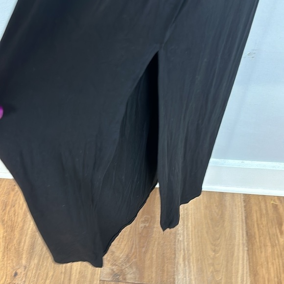 NWT ASOS Petite Wrap Front Maxi Dress in Black Sz 8 - Picture 4 of 8